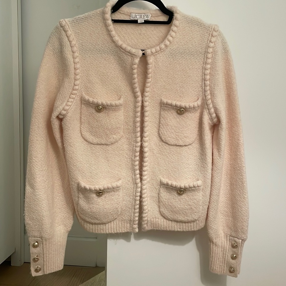 J.Crew Odette Cardigan in Cream, Size Small!